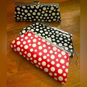 Polka Dot clutch